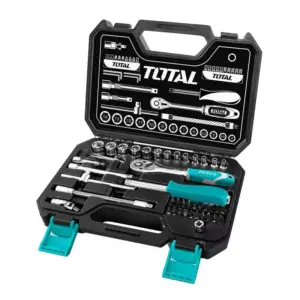 Total Tools Total Tool Box Socket Set 45pcs ¼" THT141451