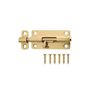 Total Tools Total Steel Tower Bolt 2-1/2" with 6pcs Fasteners THTB125