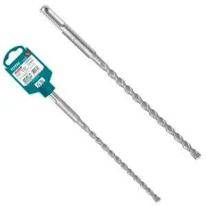 Total Tools Total Hammer Drill Bit SDS Plus 18 x 310mm High Quality Cross Head Carbide Tip, Chrome Alloy Steel TAC311803C