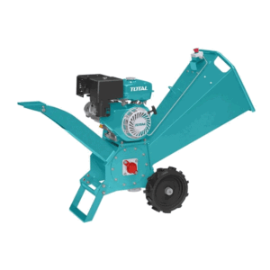 Total Tools Total Gasoline Wood Chipper 4.5kW 7HP/212cc with Petrol Powered Engine, Emergency Stop Switch TWCS350