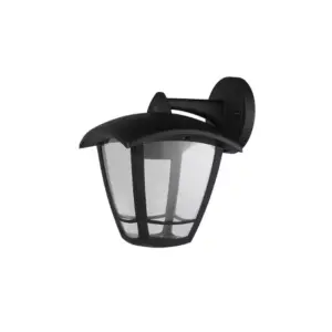 Tronic Estia Fitting Gate Light Traditional Curved Downward Type Wall ILU 604B-BK