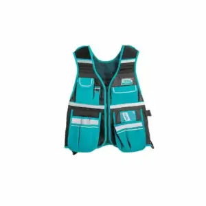 Total Tools Total Tool Vest with 12 Pockets and 1 Hammer Holder Empty TTVT1601