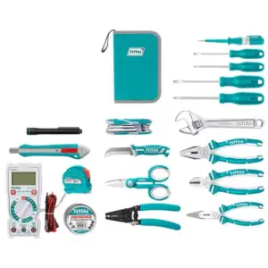 Total Tools Total Tool Box Electrician 26pcs Set TKETS0261