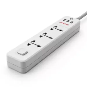 Tronic Estia Extension Socket 3Way With USB-C EC 7673-UBC