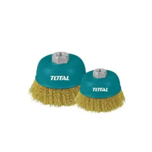 Total Tools Total Wire Cup Brush with Nut 150mm Soft Golden TAC31061