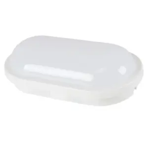 Tronic Estia LED Oval Bulkhead Ceiling Light 20 Watts White CL OV20-WH-DL