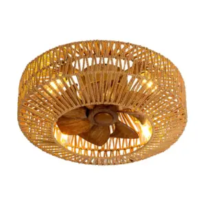 Tronic Estia Ceiling Fan LED with Fan Indoor 500mm 4xE27 KD1704