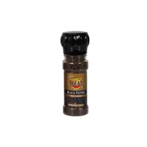 Tropical Heat Black Peppercorn 100ml, Gluten Free, Trans & Cholesterol Free, Low in Sodium, No Artificial Additives (Pack of 6)