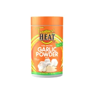 Tropical Heat Garlic Powder 100g, Hypoglycemic Activity, Anti-Inflammatory, No Artificial Additives (Pack of 6)