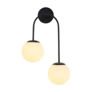 Tronic Estia Wall Light 2xE27 LT-BK Indoor Lighting PL 1154-02-LT-BK
