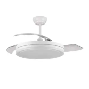 Tronic Estia Ceiling Fan LED with Fan Indoor 1070mm 30W KD1707-WH