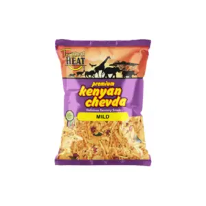 Tropical Heat Kenyan Chevda Mild 50g, High Quality, Super Taste, Perfect Balance of Crunch and Robust Flavour (Pack of 24)