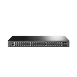 TP-Link Omada 48 Port Gigabit & 4 Port 10GE SFP+ L2+ Managed Switch with 48 Port PoE+ SG3452XP