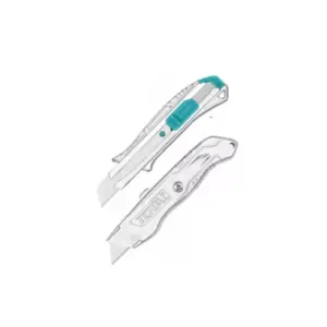 Total Tools Total Utility Knife Set with Aluminum Alloy Body THT515226 (Pack of 22pcs)