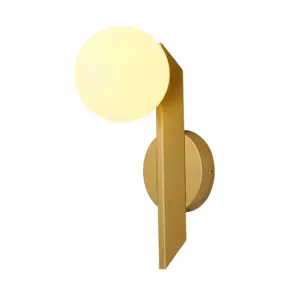 Tronic Estia Wall Light 1xE27 Gold Decorative Indoor Lighting PL 1158-01-GO