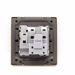 Tronic Estia Universal Switch Socket Single Neon 13A Grey TD 5113-UN-GY