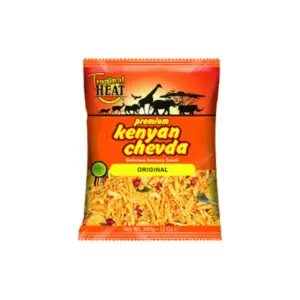 Tropical Heat Kenyan Chevda Original 340g, High Quality, Super Taste, Perfect Balance of Crunch and Robust Flavour (Pack of 6)
