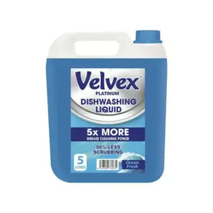 Velvex Dishwashing Liquid, Ocean Fresh, 5L