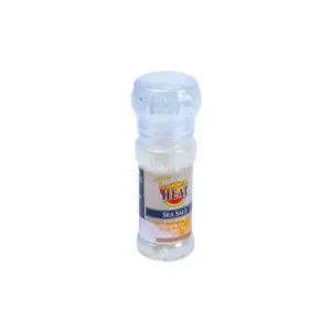 Tropical Heat Sea Salt Whole 100ml, Gluten Free, Trans & Cholesterol Free, Low in Sodium, No Artificial Additives (Pack of 6)