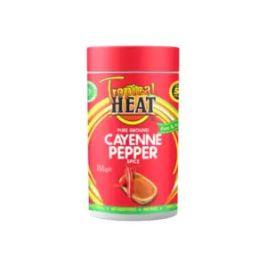 Tropical Heat Cayenne Pepper 100g, Rich Antioxidants, Anti-Inflammatory, Digestive Stimulation, No Artificial Additives (Pack of 6)