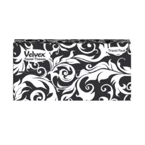 Velvex Facial Tissues, Soft, Travel Pack Silver, Pack of 24 Pcs