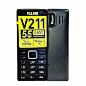 Villaon Mobile Phone Dual SIM Feature Phone 1.77″ Display Torch Wireless FM Radio 2500mAh Battery V211