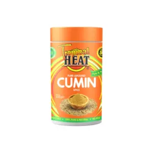 Tropical Heat Cuminseeds Ground 100g, Antioxidant-Rich, Anti-Inflammatory, Promotes Digestion, Rich Source of Iron (Pack of 6)
