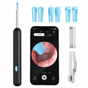 Faith Visual Ear Cleaner With Camera Ear Wax Removal Otoscope USB Charge Endoscope Tool Earpick MIni Camera Health Care Set Tool