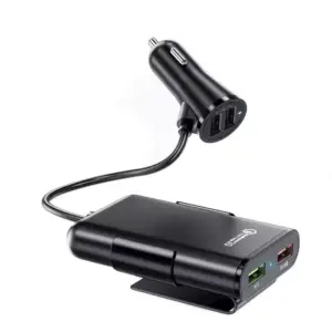 Generic 4 Port USB Car Charger 8A with Extending USB Hub, Quick Charge 3.0 HMQ-C801