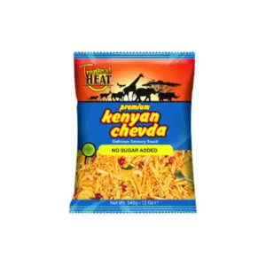 Tropical Heat Kenyan Chevda Sugar Free 340g, High Quality, Super Taste, Perfect Balance of Crunch and Robust Flavour (Pack of 6)