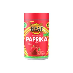 Tropical Heat Paprika 100g, Analgesic Effect, Improved Insulin Regulation, Anti-Inflammatory Properties (Pack of 6)