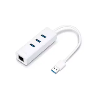 TP-Link Omada USB 3.0 3-Port Hub & Gigabit Ethernet Adapter 2 in 1 USB Adapter UE330