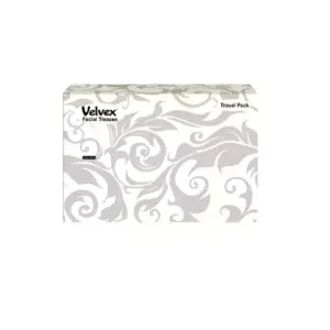 Velvex Facial Tissues, Ultra Soft, Travel Pack Silver, Pack of 24 Pcs