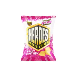 Tropical Heat Heroes Fruit Chutney 110g, High Quality, Super Taste, Perfect Balance of Crunch and Robust Flavour (Pack of 12)