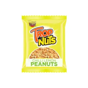 Tropical Heat Tropnuts Peanuts Chili Lemon 50g, High Quality, Super Taste, Perfect Balance of Crunch and Robust Flavour (Pack of 12)