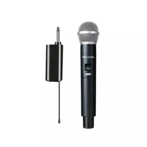 Faith UHF Wireless Microphone - Cordless Dynamic Handheld Metal Microphone System with Rechargeable Receiver, Perfect for Karaoke, Weddings, Parties, Vocal Performances, and Classrooms, GAW-58P.