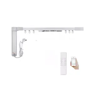 Tuya Smartlife Tuya Automatic WiFi Curtain Track System, Curtain Track + Motor 4m