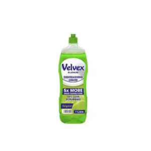 Velvex Platinum Dishwashing Liquid, Original, 500ml, Pack of 6 Pcs