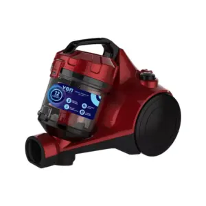 Von Dry Bagless Vacuum Cleaner, 1.6L, 1200W Cyclonic Suction, HEPA Filtration – Red & Black, VAVC-16DMR