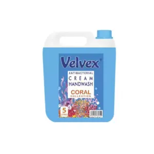 Velvex Handwash Cream, Coral Collection, Refill Bottle, 5L