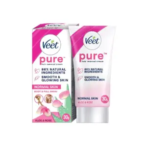 Veet Pure Hair Removal Cream for Normal Skin 30g (Pack of 144pcs)