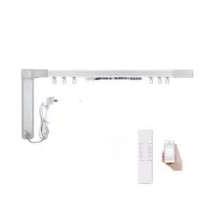 Tuya Smartlife Tuya Automatic WiFi Curtain Track System, Curtain Track + Motor 8m