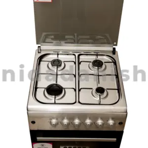 Westpoint Cooker 60x60cm Full Gas 4 Gas Burners Auto Inox WCLR6640G0I