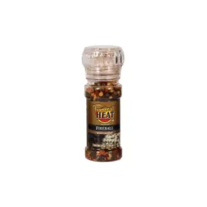 Tropical Heat Fire Ball Whole 100ml, Gluten Free, Trans & Cholesterol Free, Low in Sodium, No Artificial Additives (Pack of 6)