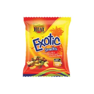 Tropical Heat Exotic Snacks 70g, High Quality, Super Taste, Perfect Balance of Crunch and Robust Flavour (Pack of 12)