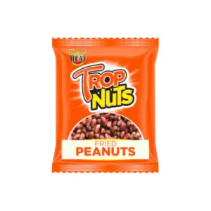 Tropical Heat Tropnuts Fried Peanuts 50g, High Quality, Super Taste, Perfect Balance of Crunch and Robust Flavour (Pack of 12)