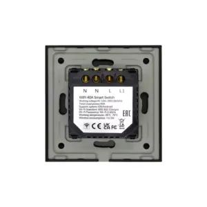Tuya Smartlife Tuya Smart WiFi Water Heater Switch 40A White