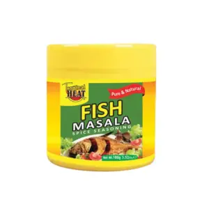 Tropical Heat Fish Masala 100g, Made With Authentic Indian Spices, Adds Authentic Flavor, Easy To Use (Pack of 6)