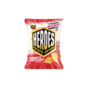 Tropical Heat Heroes Tomato 40g, High Quality, Super Taste, Perfect Balance of Crunch and Robust Flavour (Pack of 36)