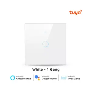 Tuya Smartlife WiFi Touch Switch, 1 Gang, White